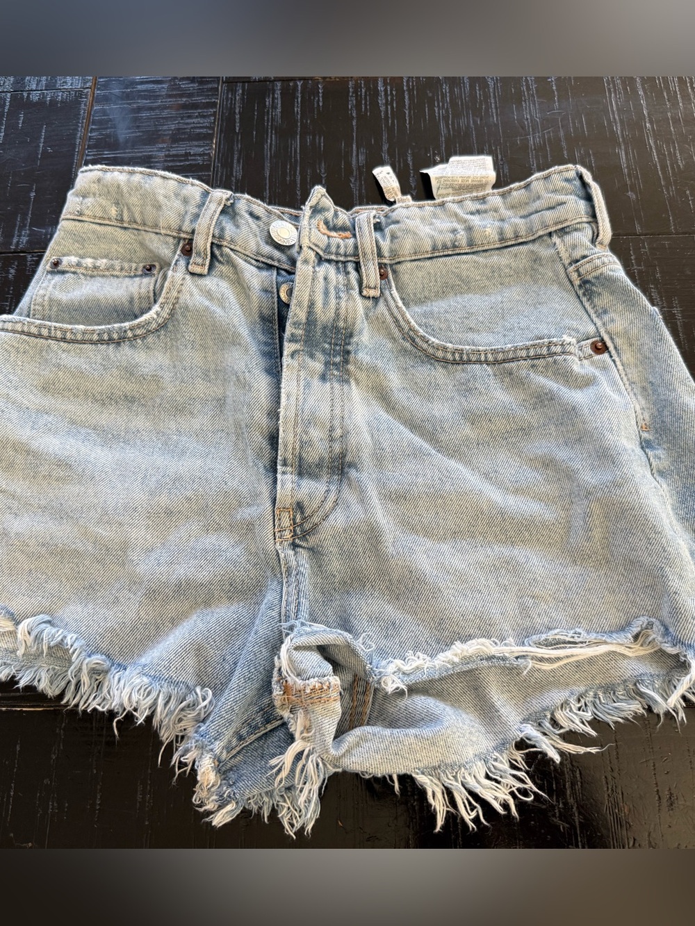 Light Blue Denim Cutoff Women’s Shorts by ZARA size 4